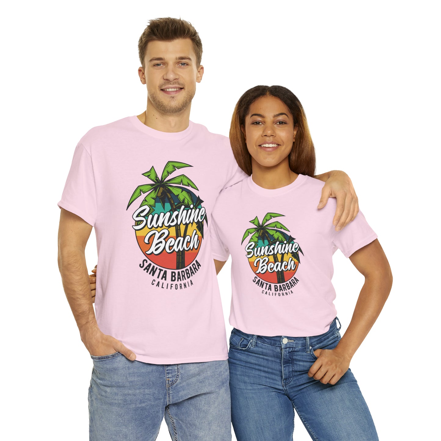 Sunshine Beach Santa Barbara Cotton Tee