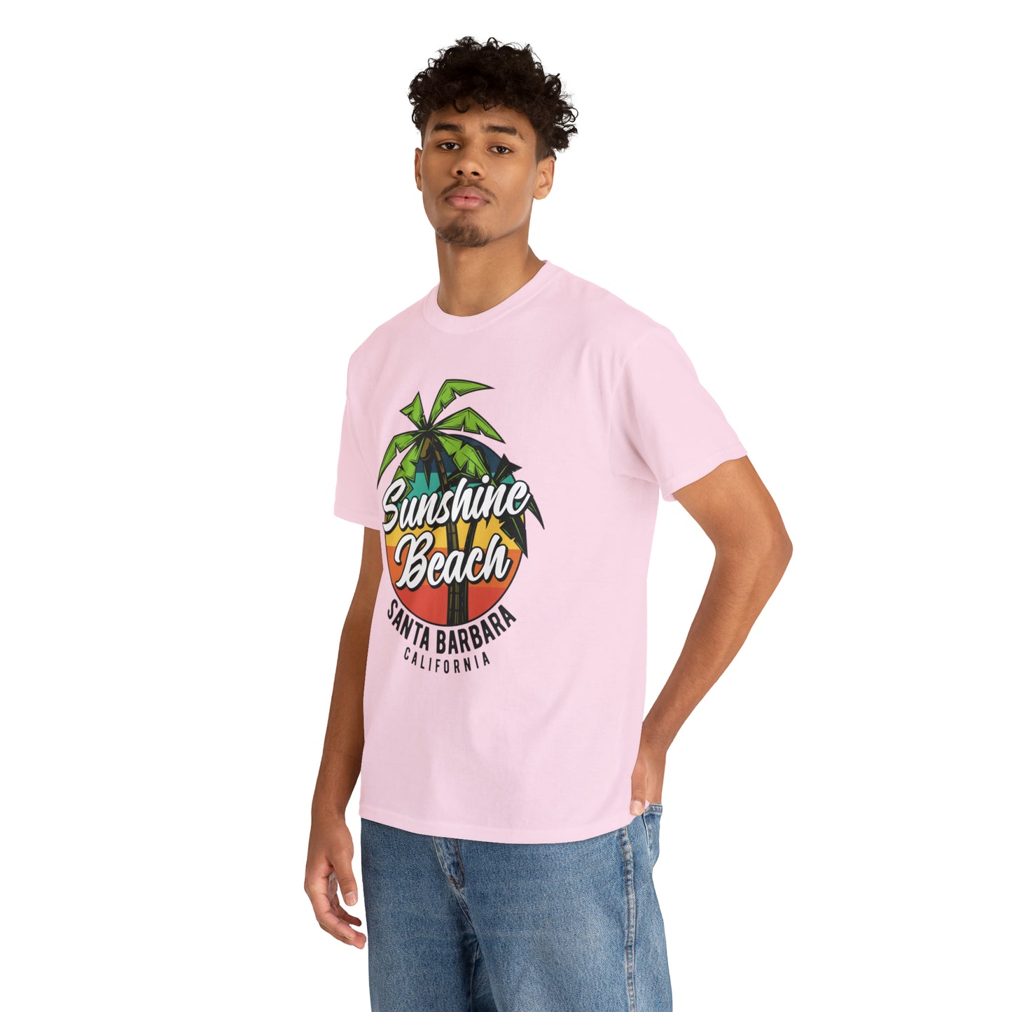Sunshine Beach Santa Barbara Cotton Tee