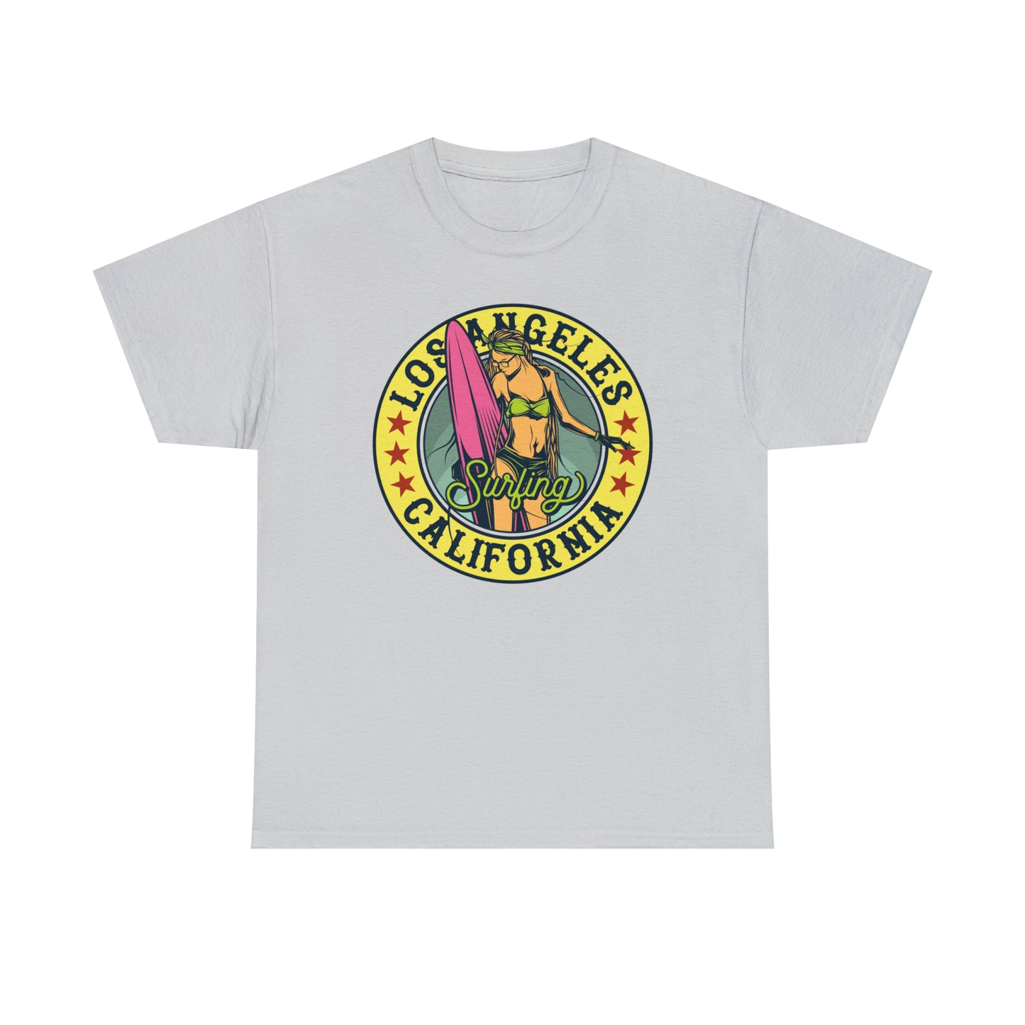 Los Angeles Surfer Cotton Tee