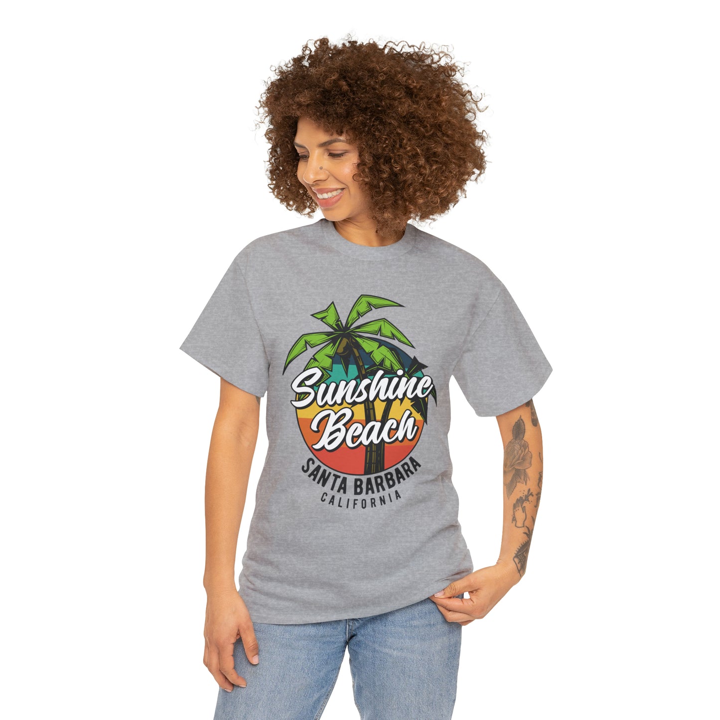 Sunshine Beach Santa Barbara Cotton Tee