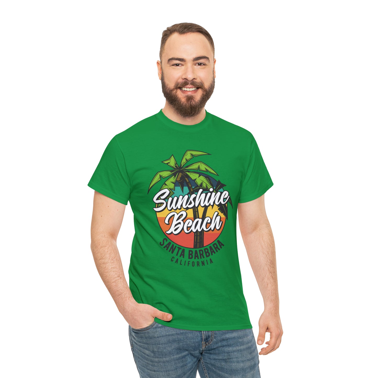 Sunshine Beach Santa Barbara Cotton Tee