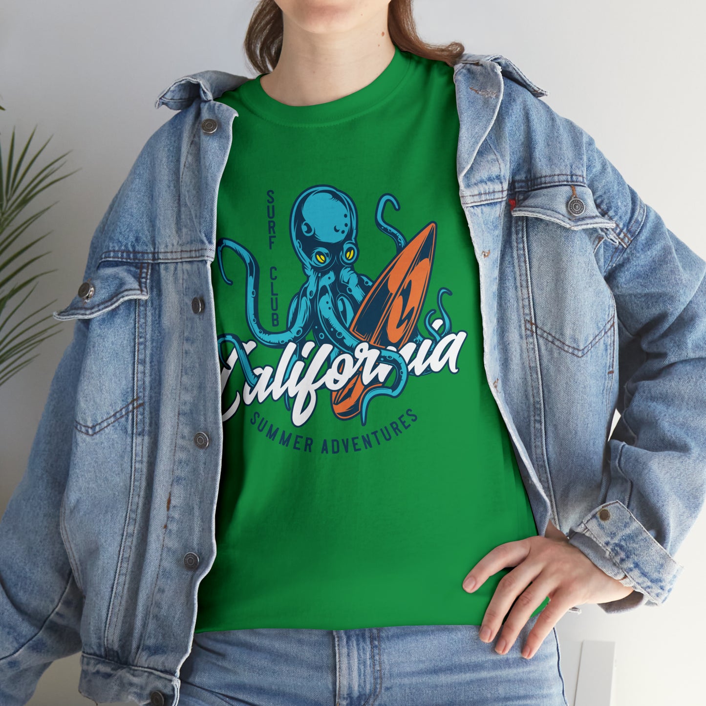 Surf Club California Octopus Cotton Tee