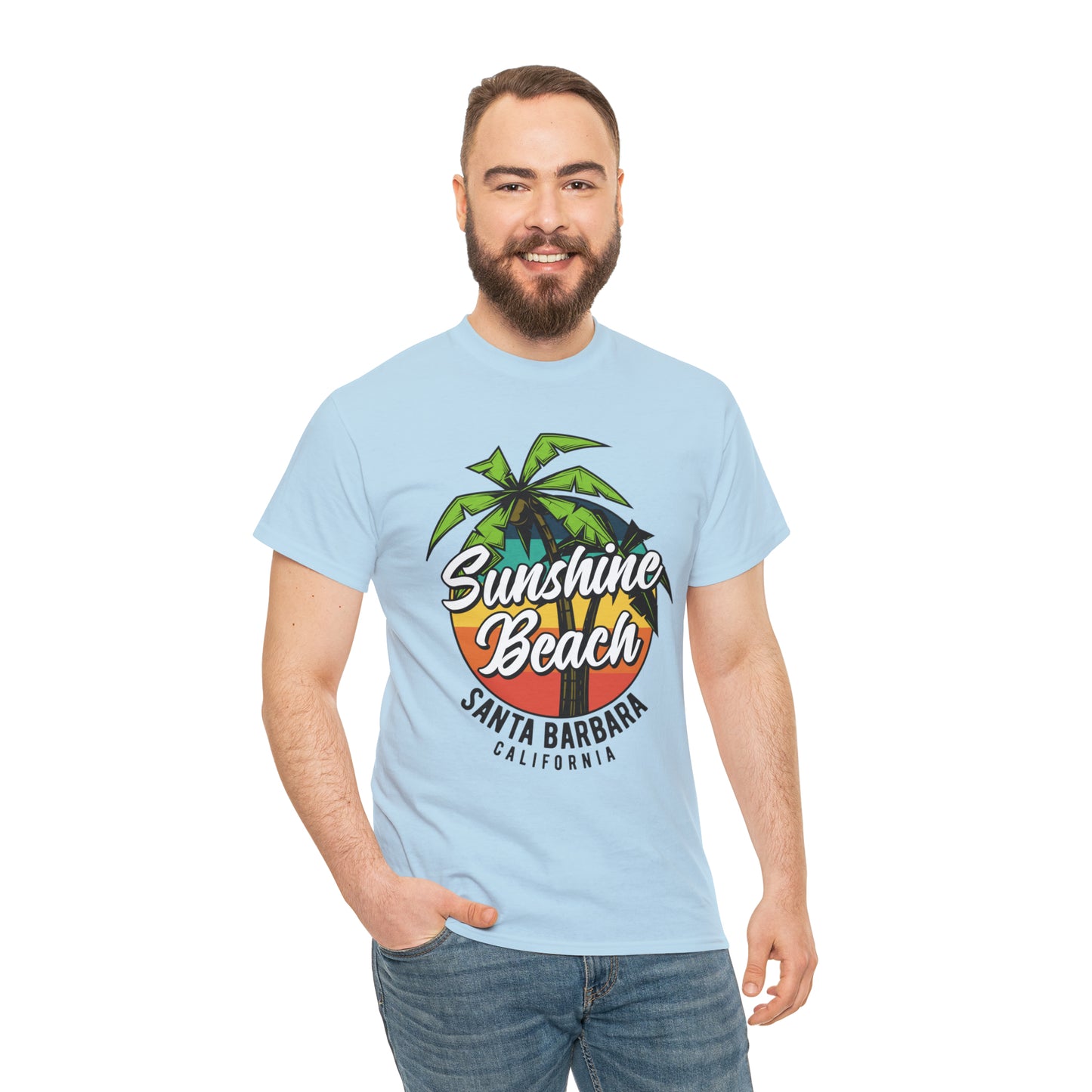 Sunshine Beach Santa Barbara Cotton Tee
