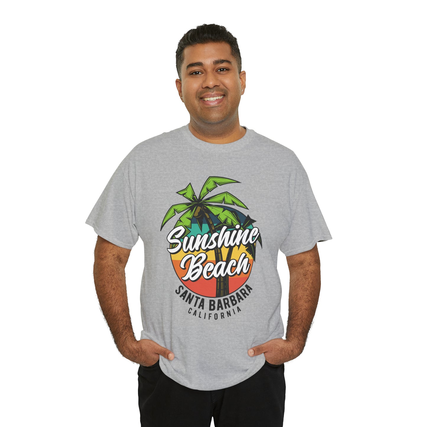 Sunshine Beach Santa Barbara Cotton Tee