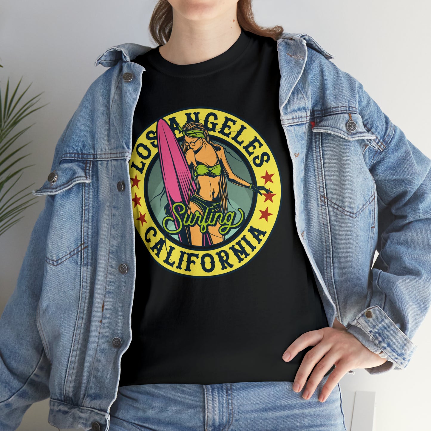 Los Angeles Surfer Cotton Tee