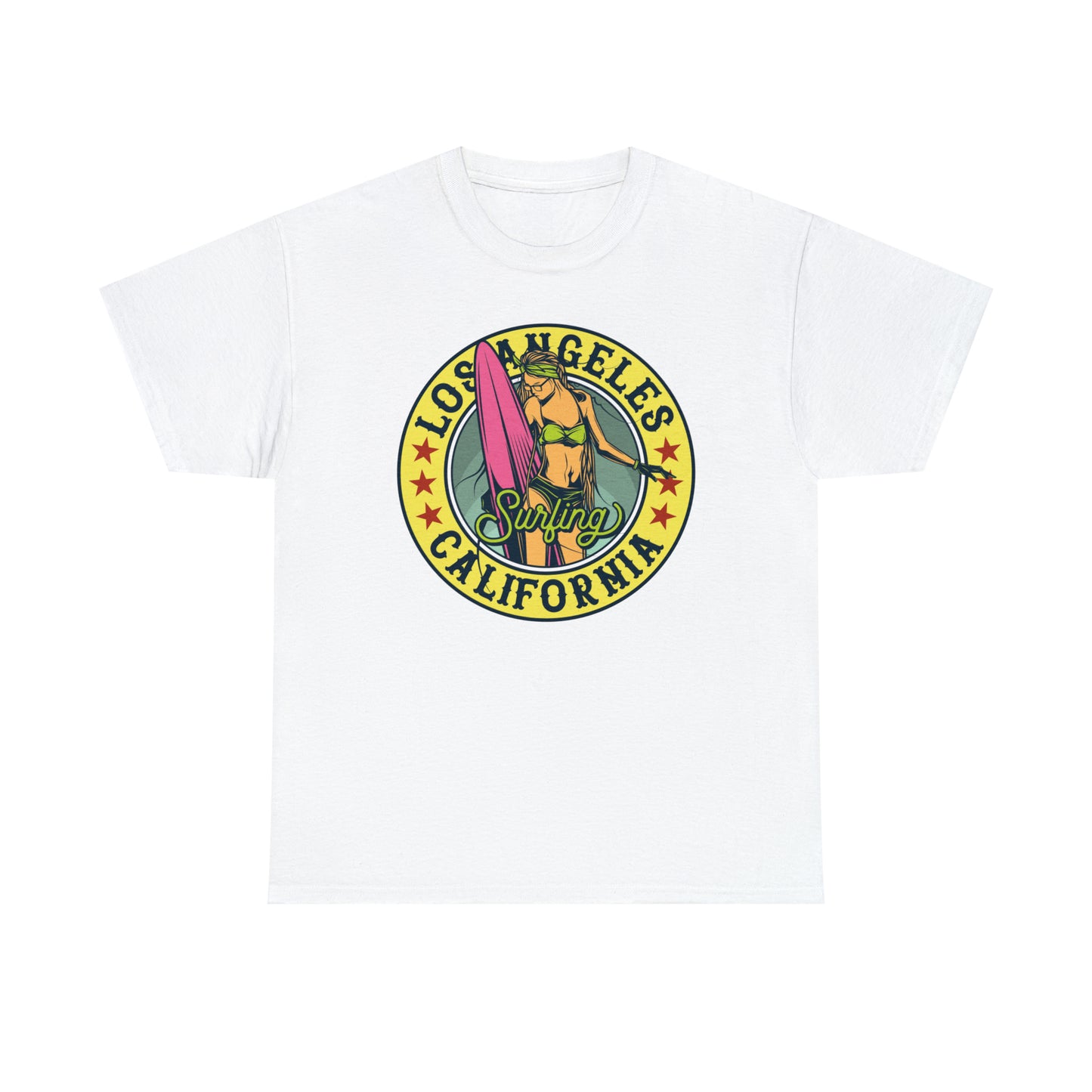 Los Angeles Surfer Cotton Tee