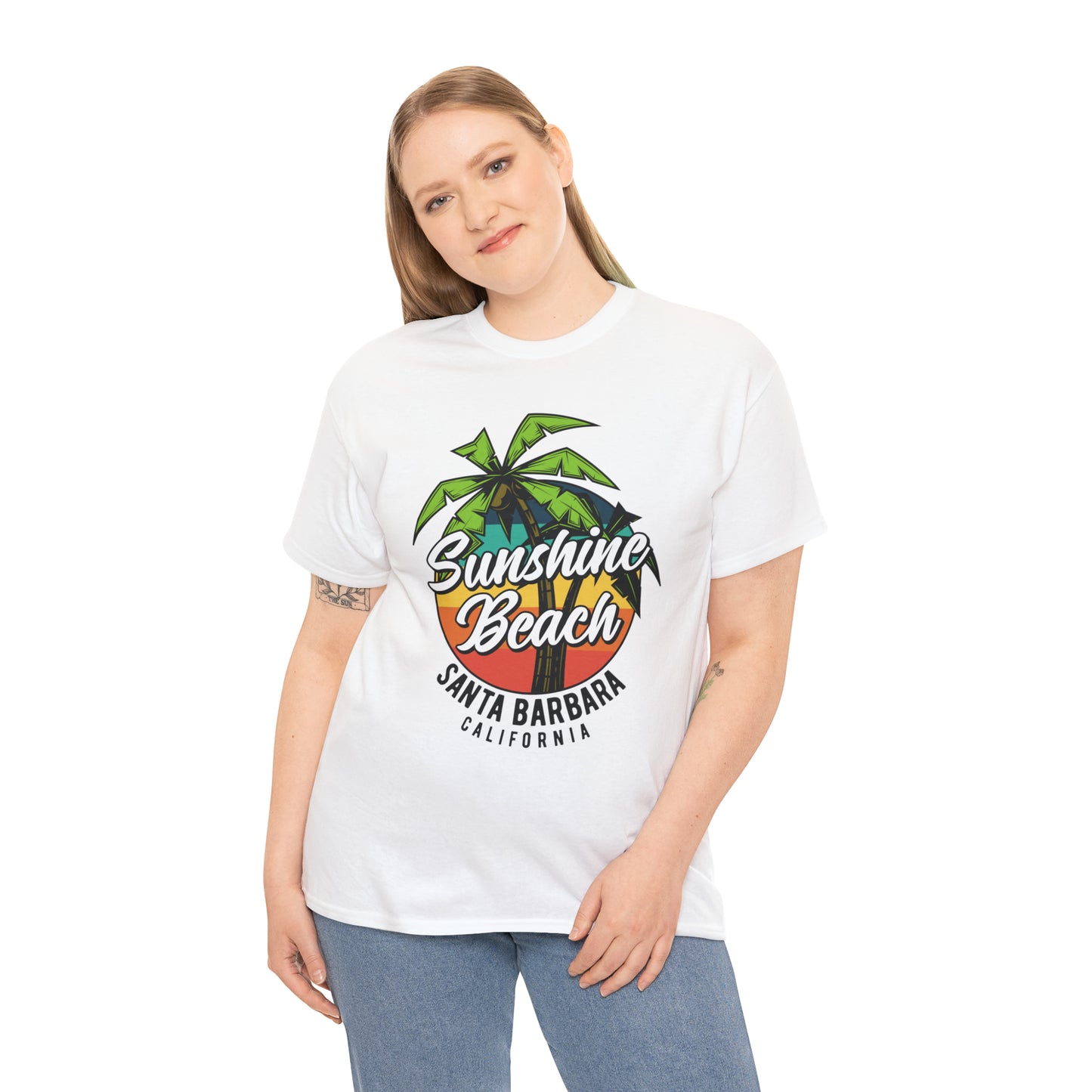 Sunshine Beach Santa Barbara Cotton Tee