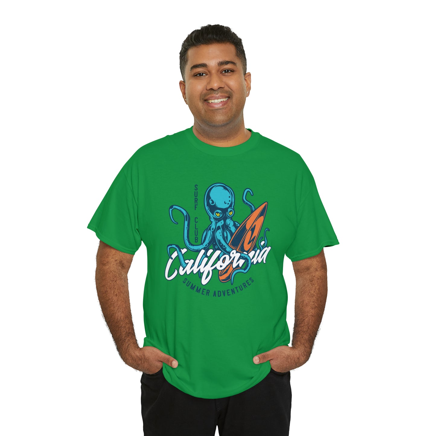 Surf Club California Octopus Cotton Tee