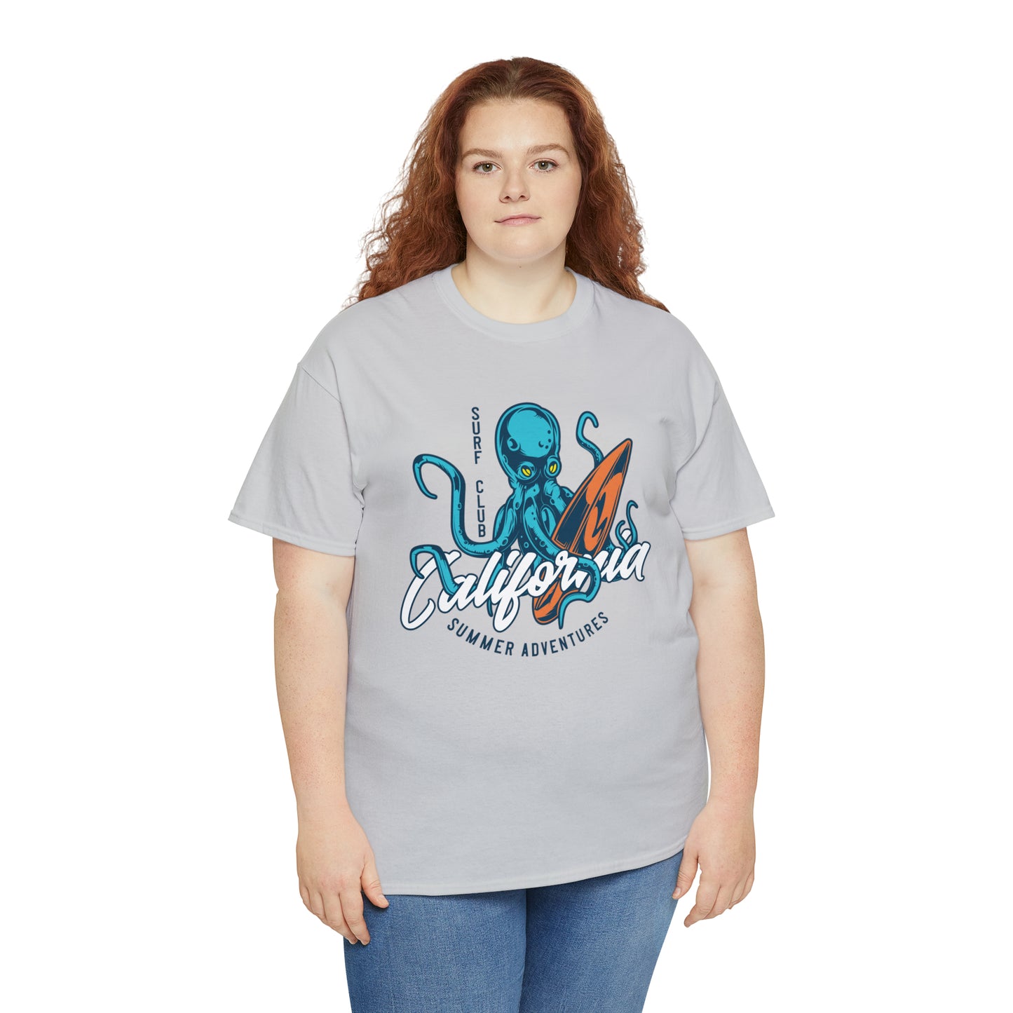 Surf Club California Octopus Cotton Tee