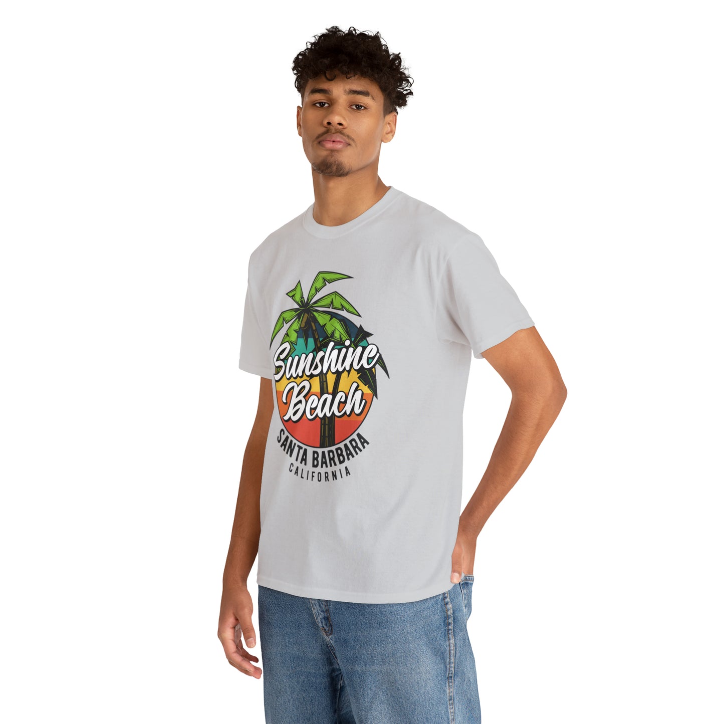 Sunshine Beach Santa Barbara Cotton Tee