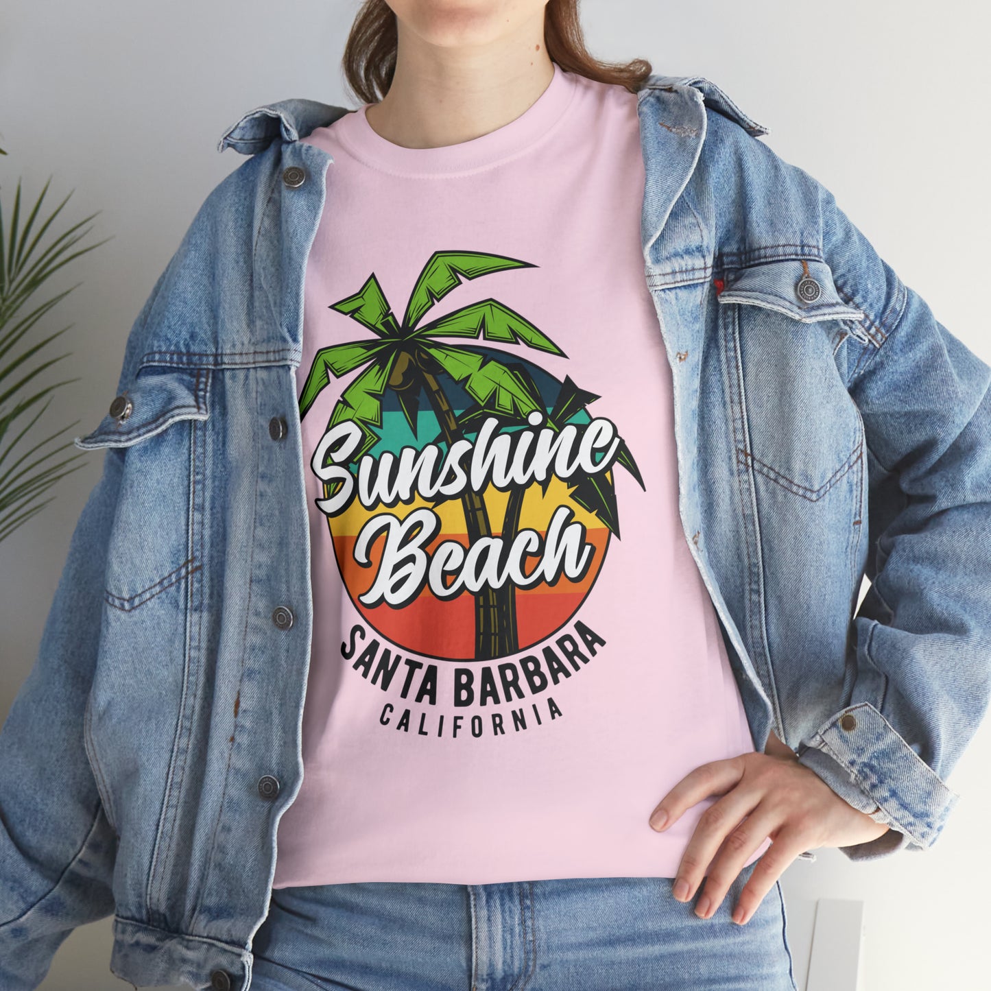 Sunshine Beach Santa Barbara Cotton Tee