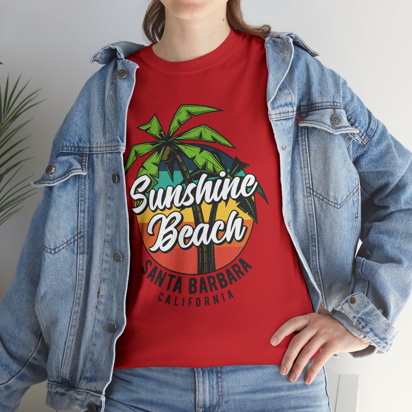 Sunshine Beach Santa Barbara Cotton Tee
