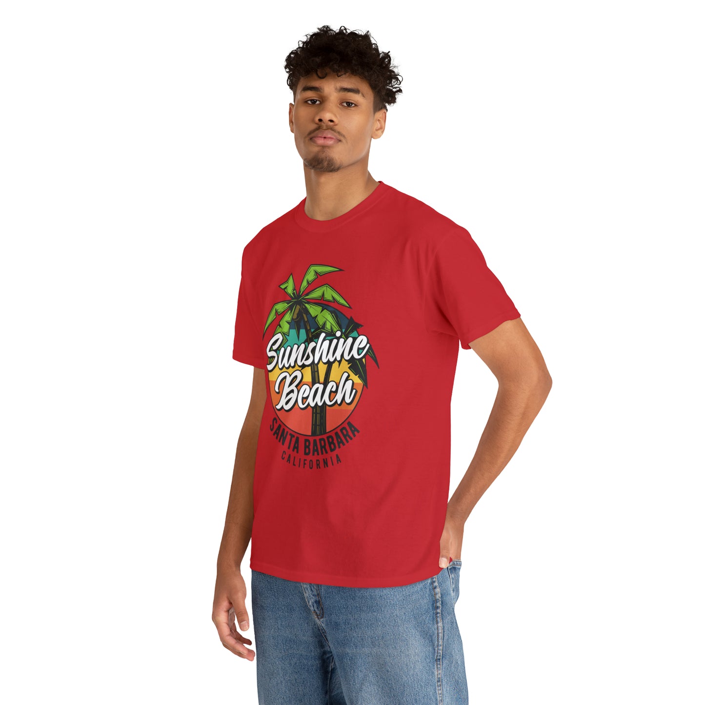Sunshine Beach Santa Barbara Cotton Tee