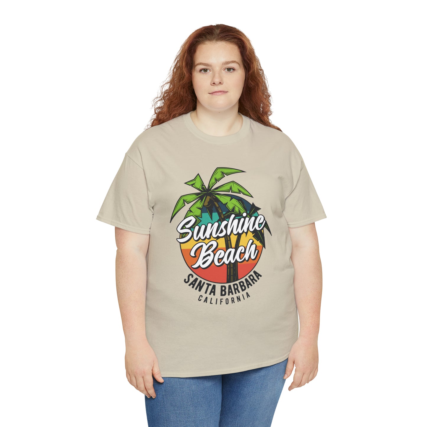 Sunshine Beach Santa Barbara Cotton Tee