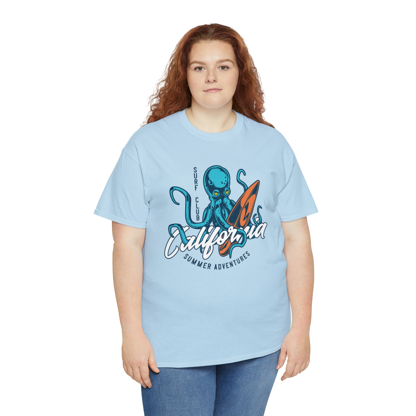 Surf Club California Octopus Cotton Tee