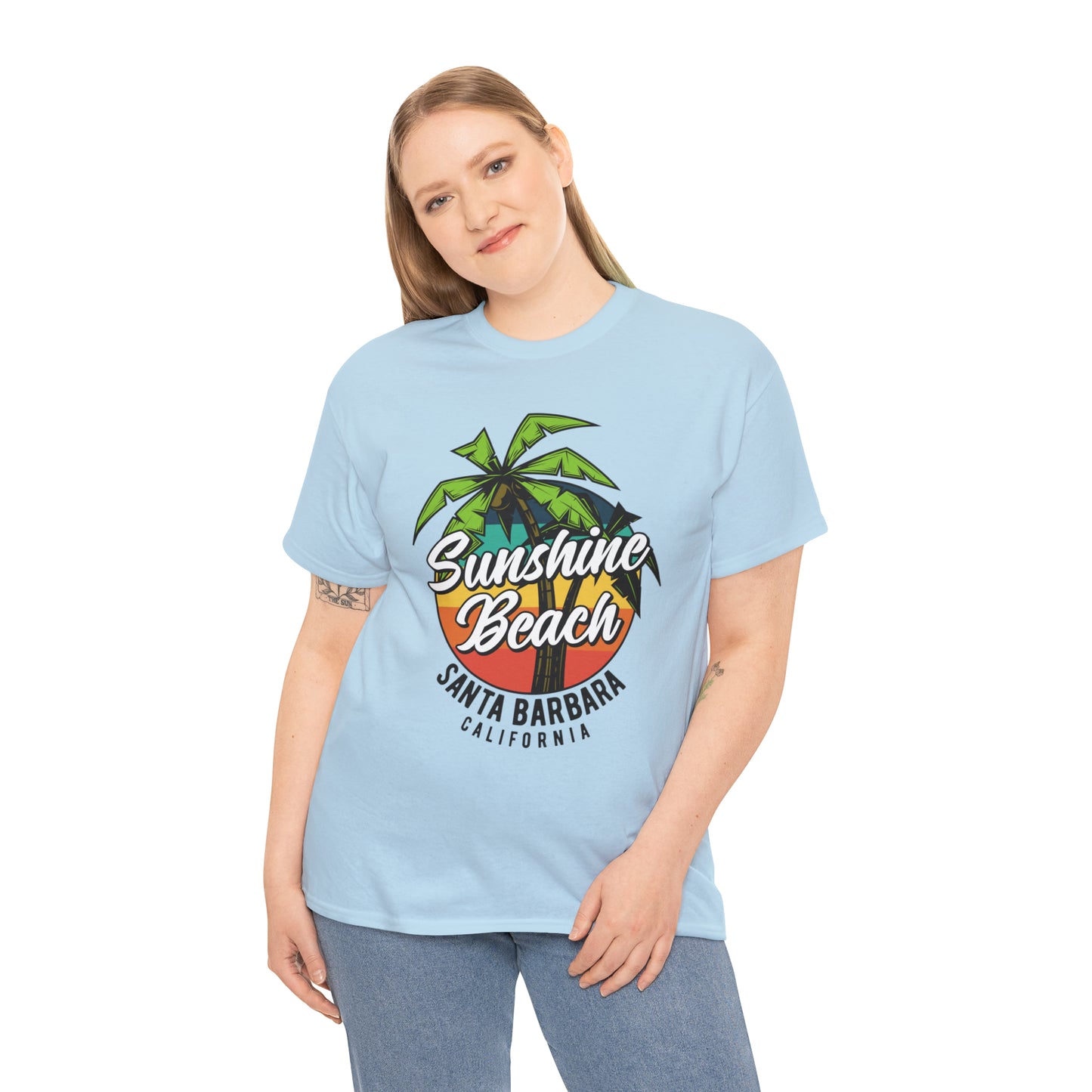 Sunshine Beach Santa Barbara Cotton Tee