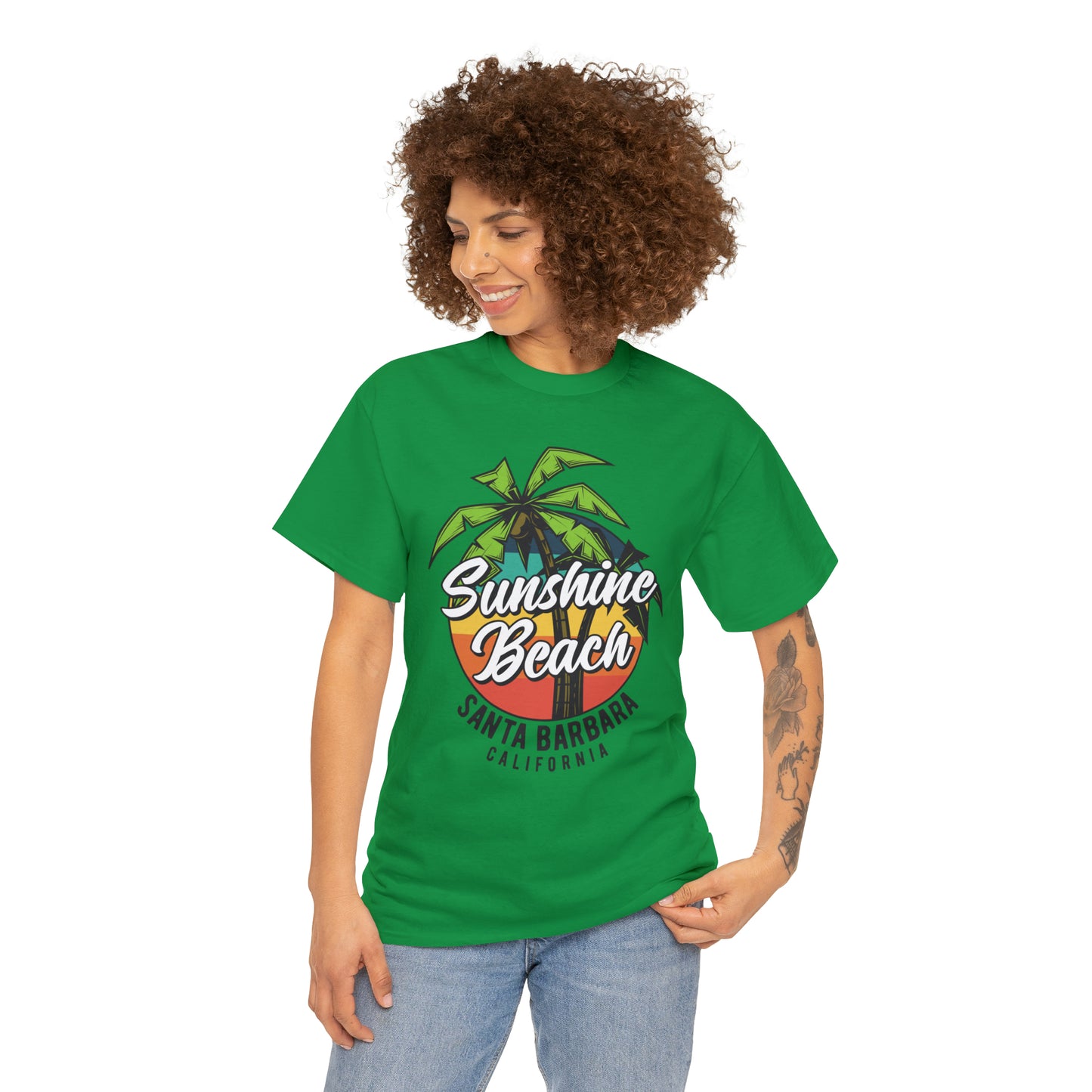 Sunshine Beach Santa Barbara Cotton Tee