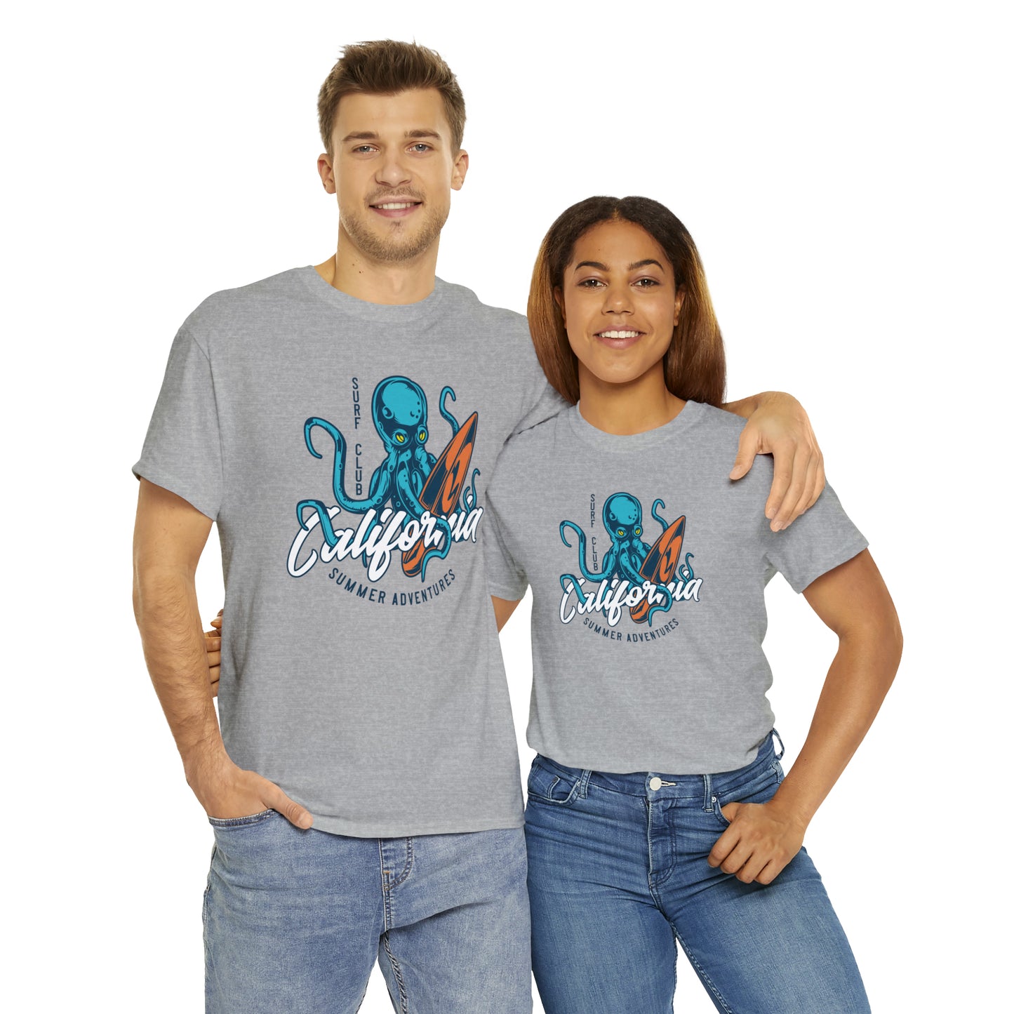 Surf Club California Octopus Cotton Tee