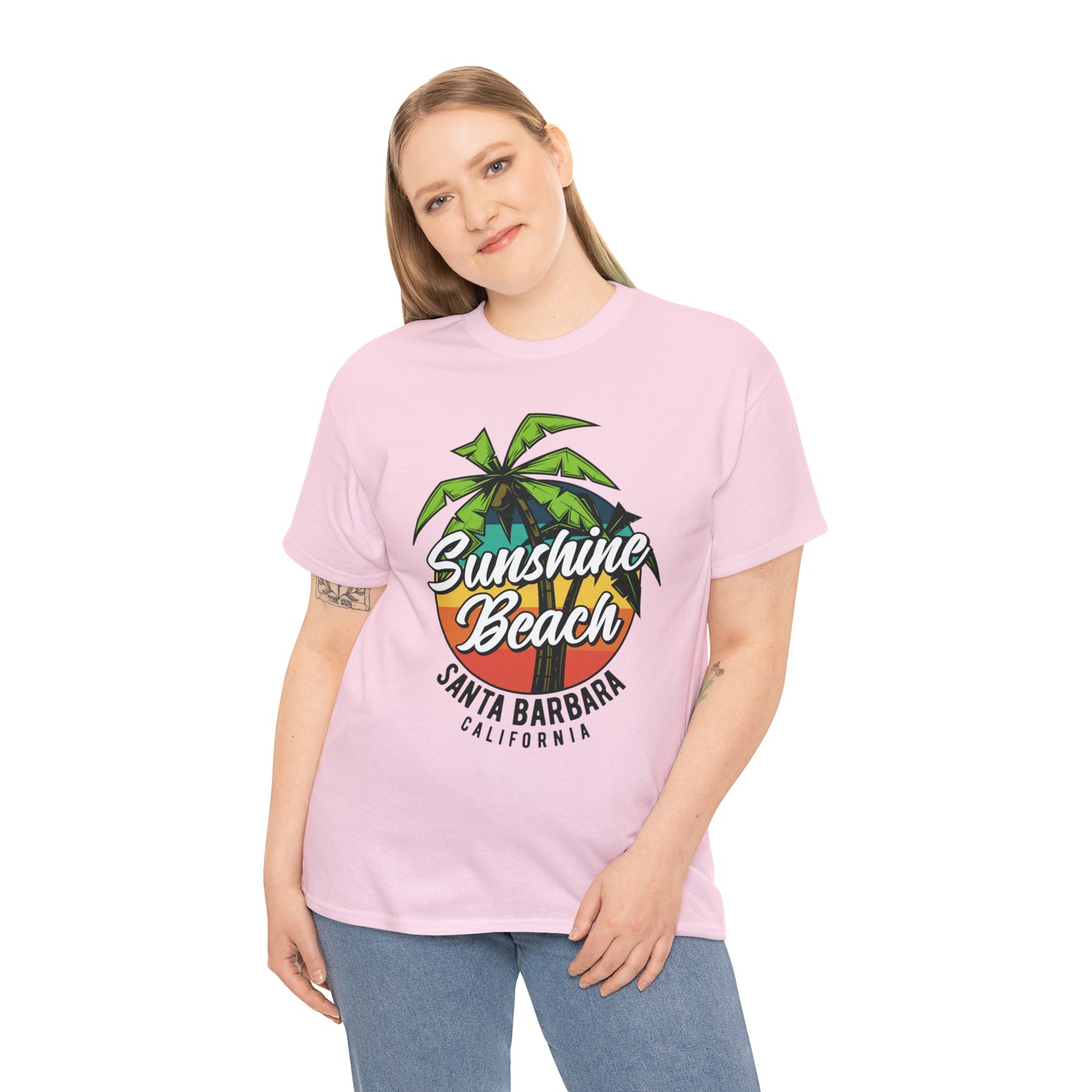 Sunshine Beach Santa Barbara Cotton Tee