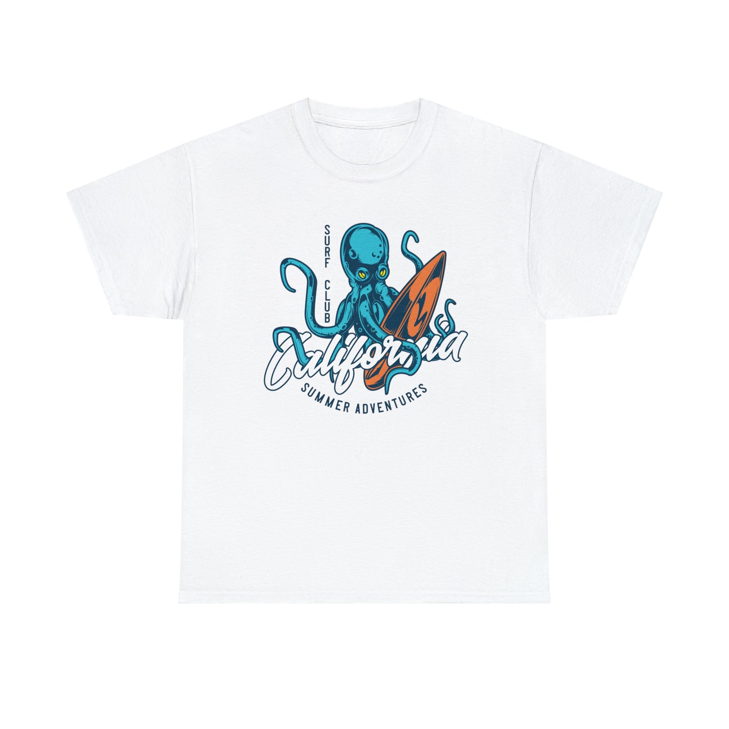 Surf Club California Octopus Cotton Tee