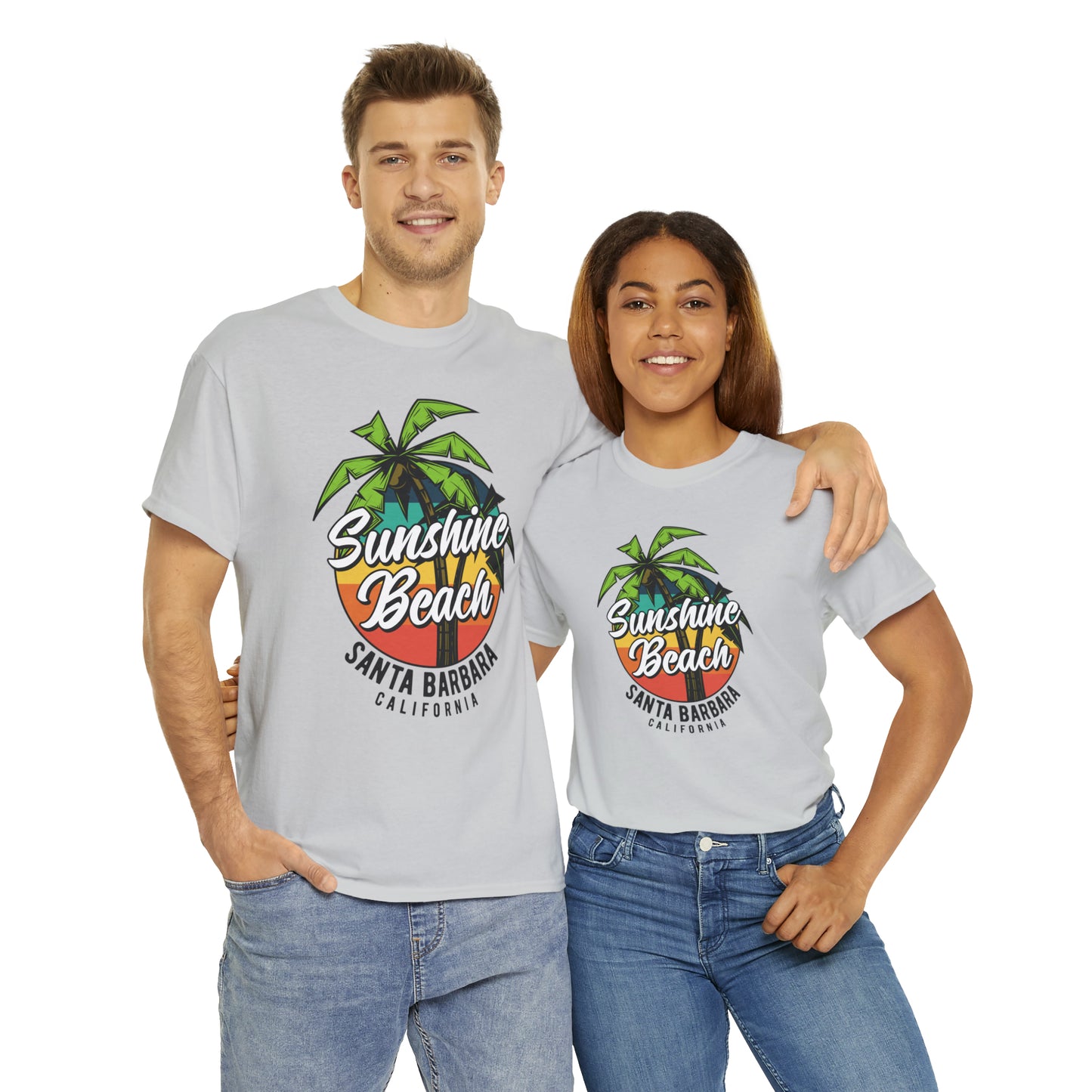 Sunshine Beach Santa Barbara Cotton Tee