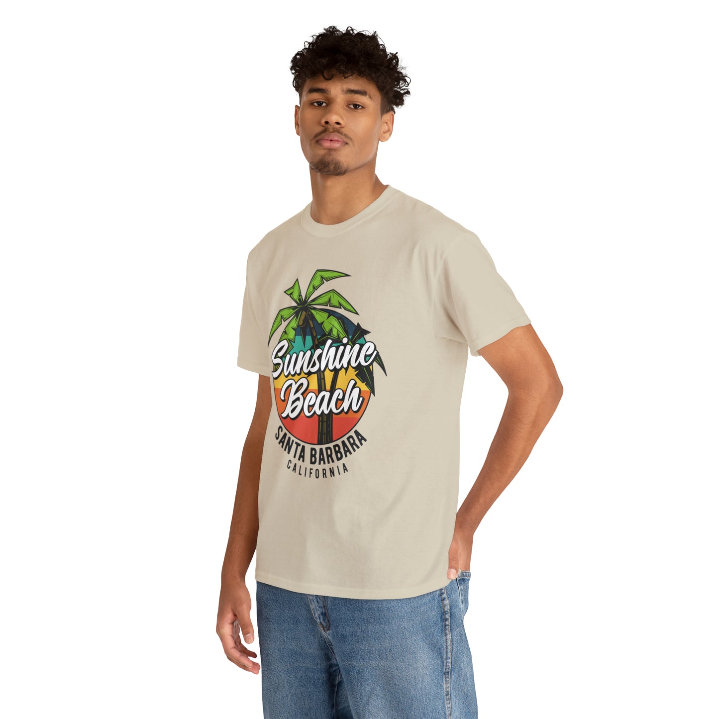 Sunshine Beach Santa Barbara Cotton Tee