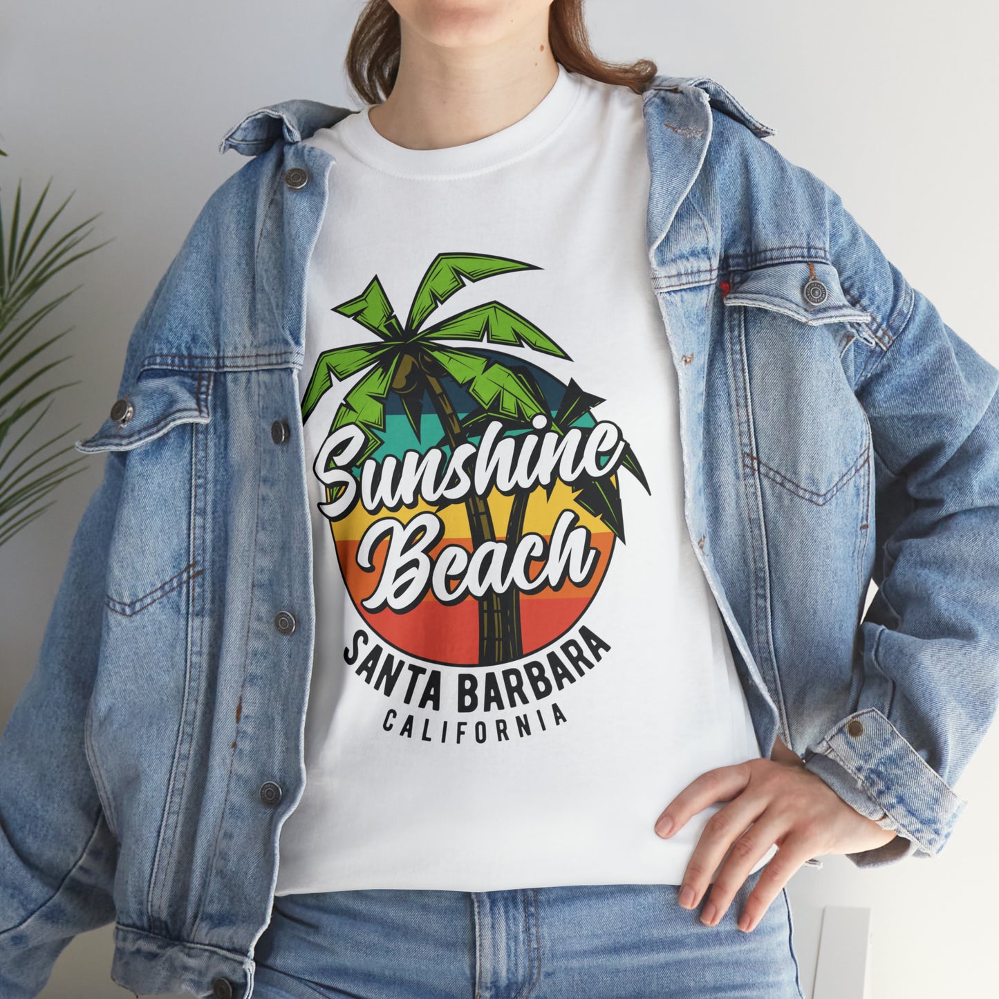 Sunshine Beach Santa Barbara Cotton Tee