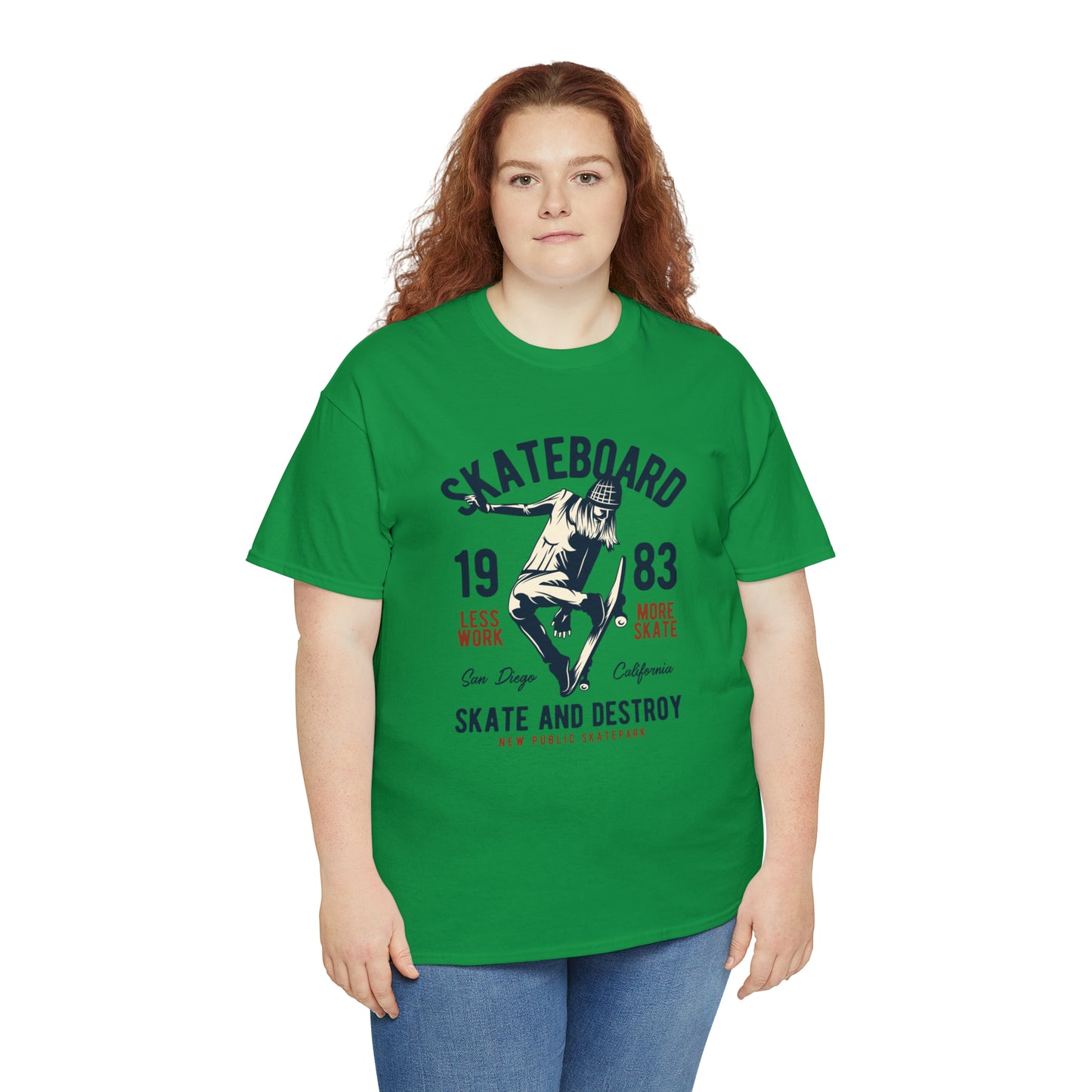 Skate and Destroy Skateboarding Cotton Tee