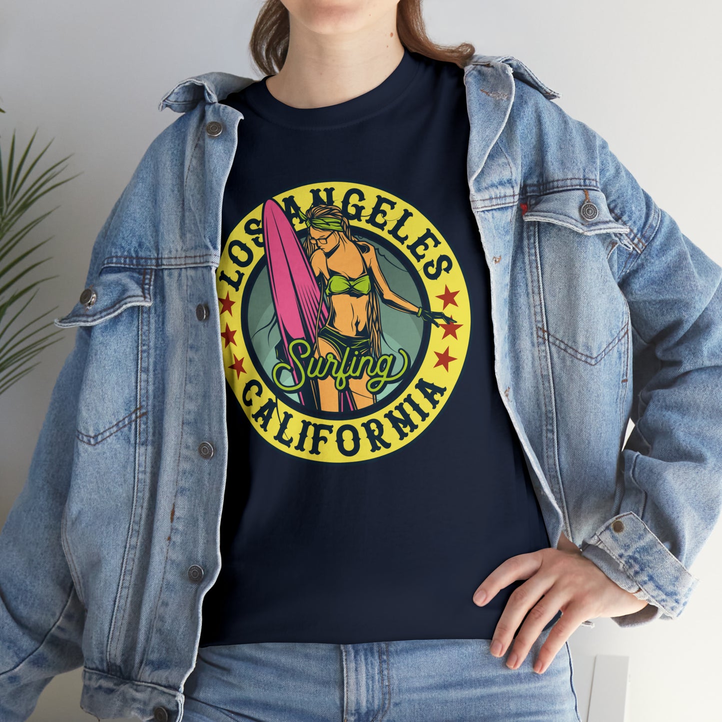 Los Angeles Surfer Cotton Tee