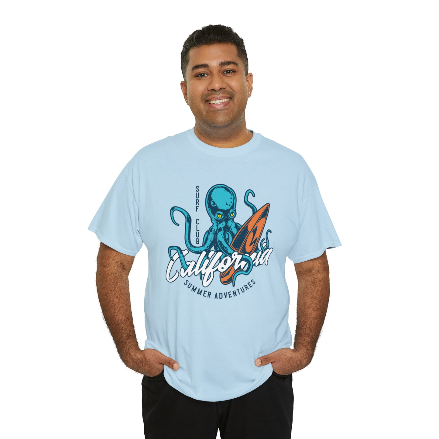 Surf Club California Octopus Cotton Tee