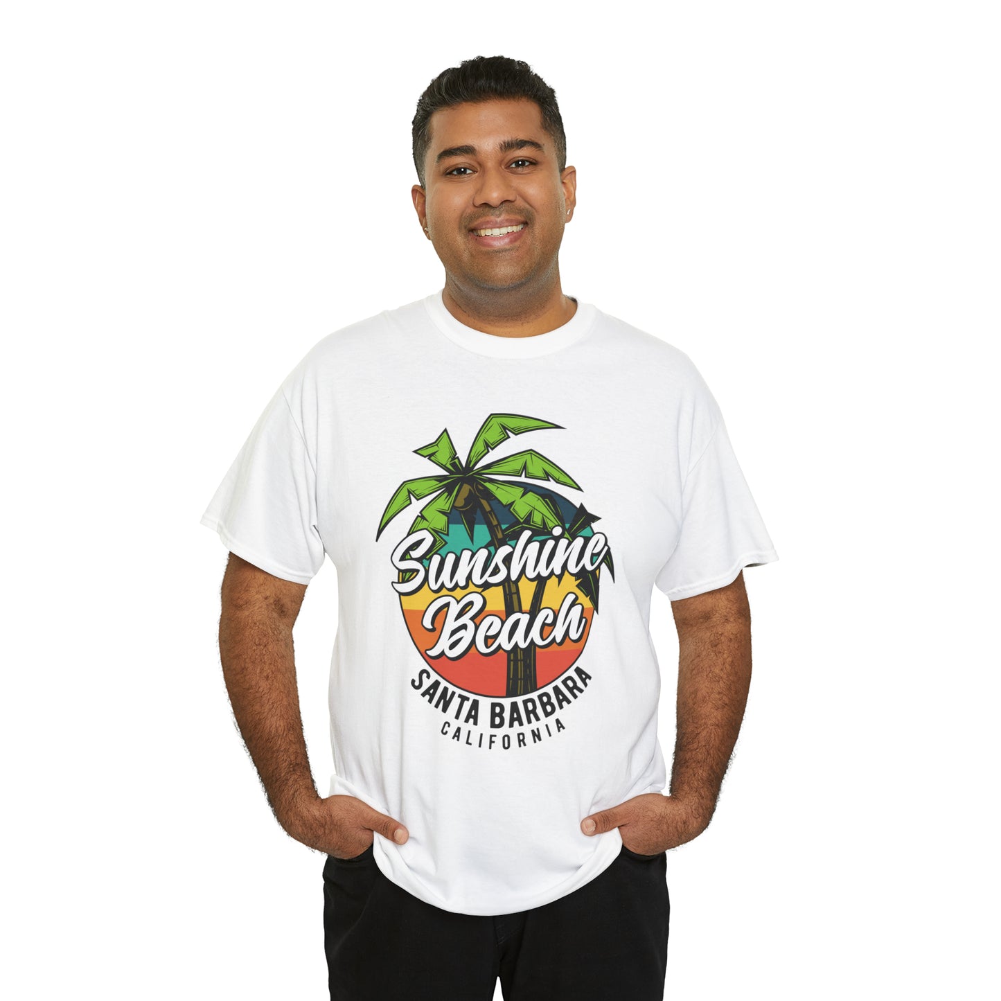 Sunshine Beach Santa Barbara Cotton Tee