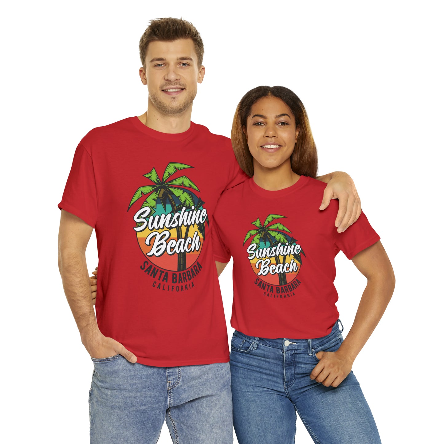 Sunshine Beach Santa Barbara Cotton Tee