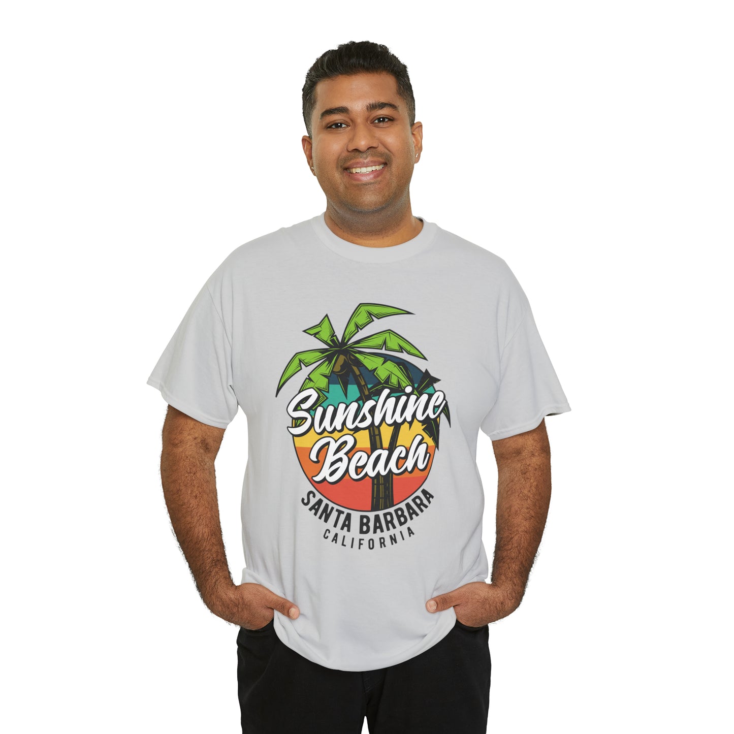 Sunshine Beach Santa Barbara Cotton Tee