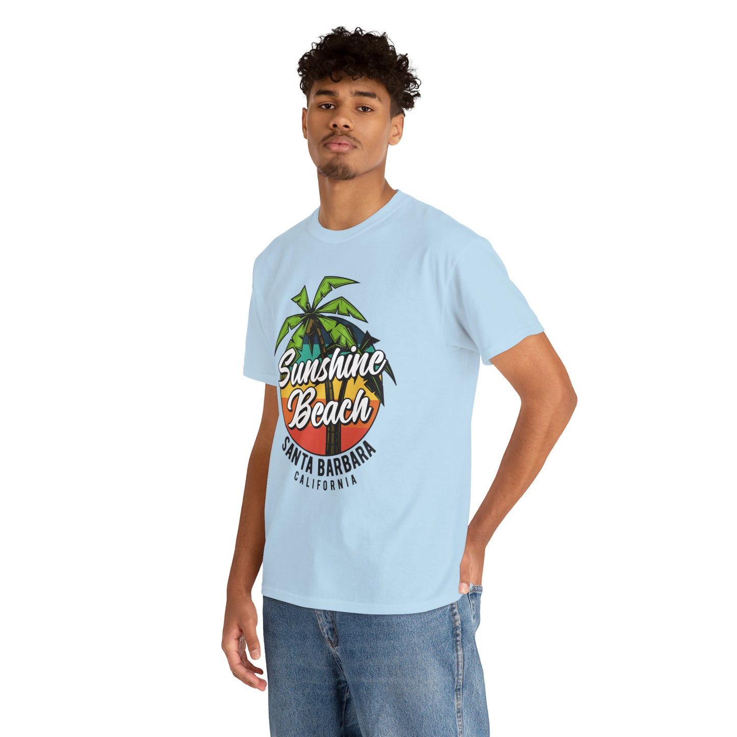 Sunshine Beach Santa Barbara Cotton Tee
