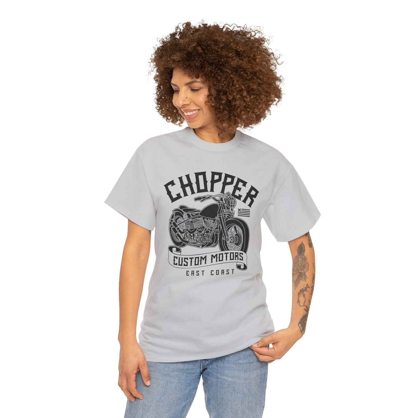 Chopper Custom Motors Motorcycle Cotton Tee
