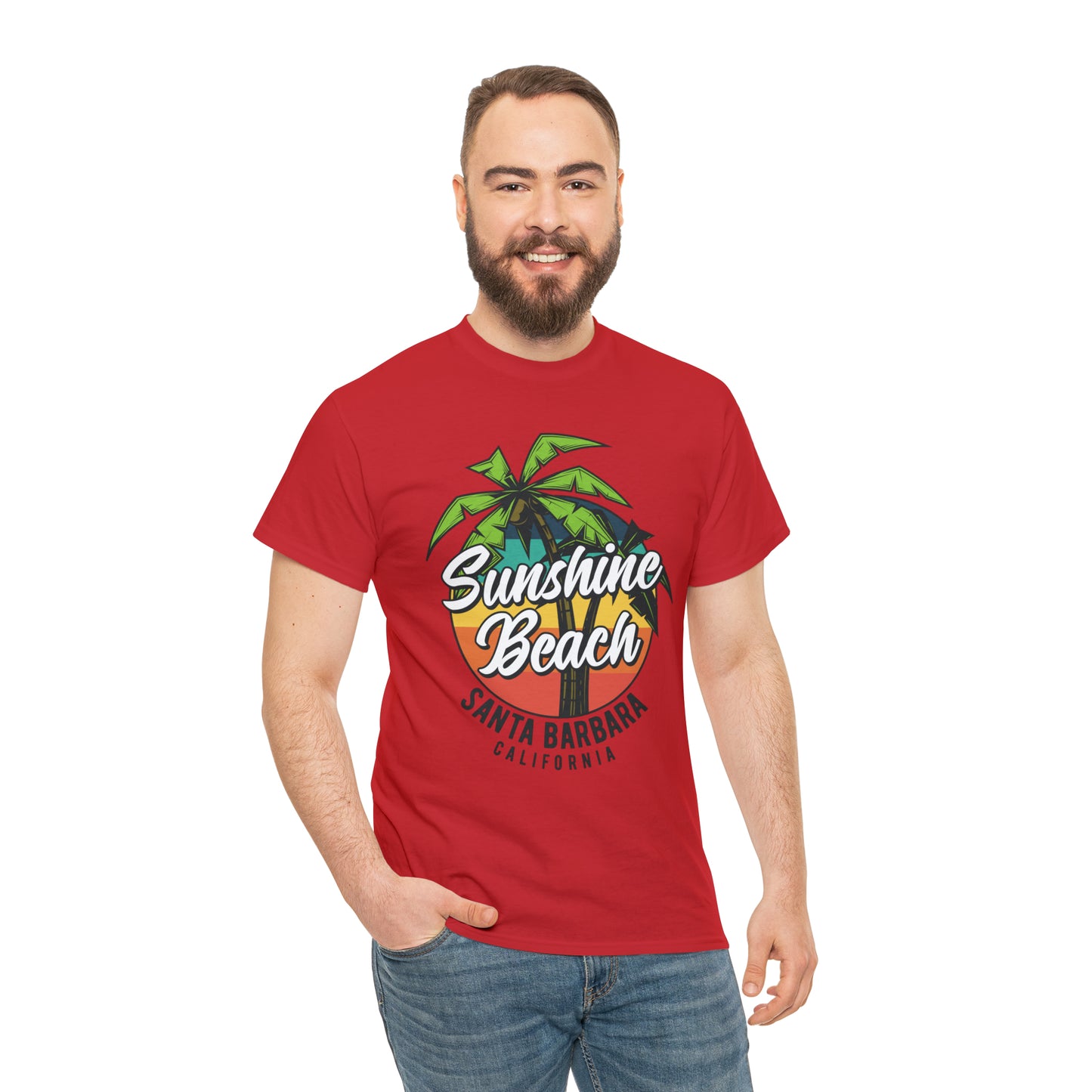 Sunshine Beach Santa Barbara Cotton Tee
