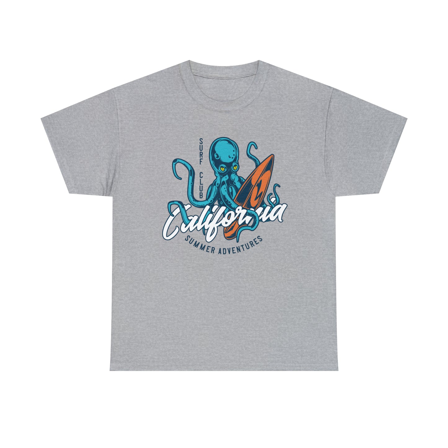 Surf Club California Octopus Cotton Tee