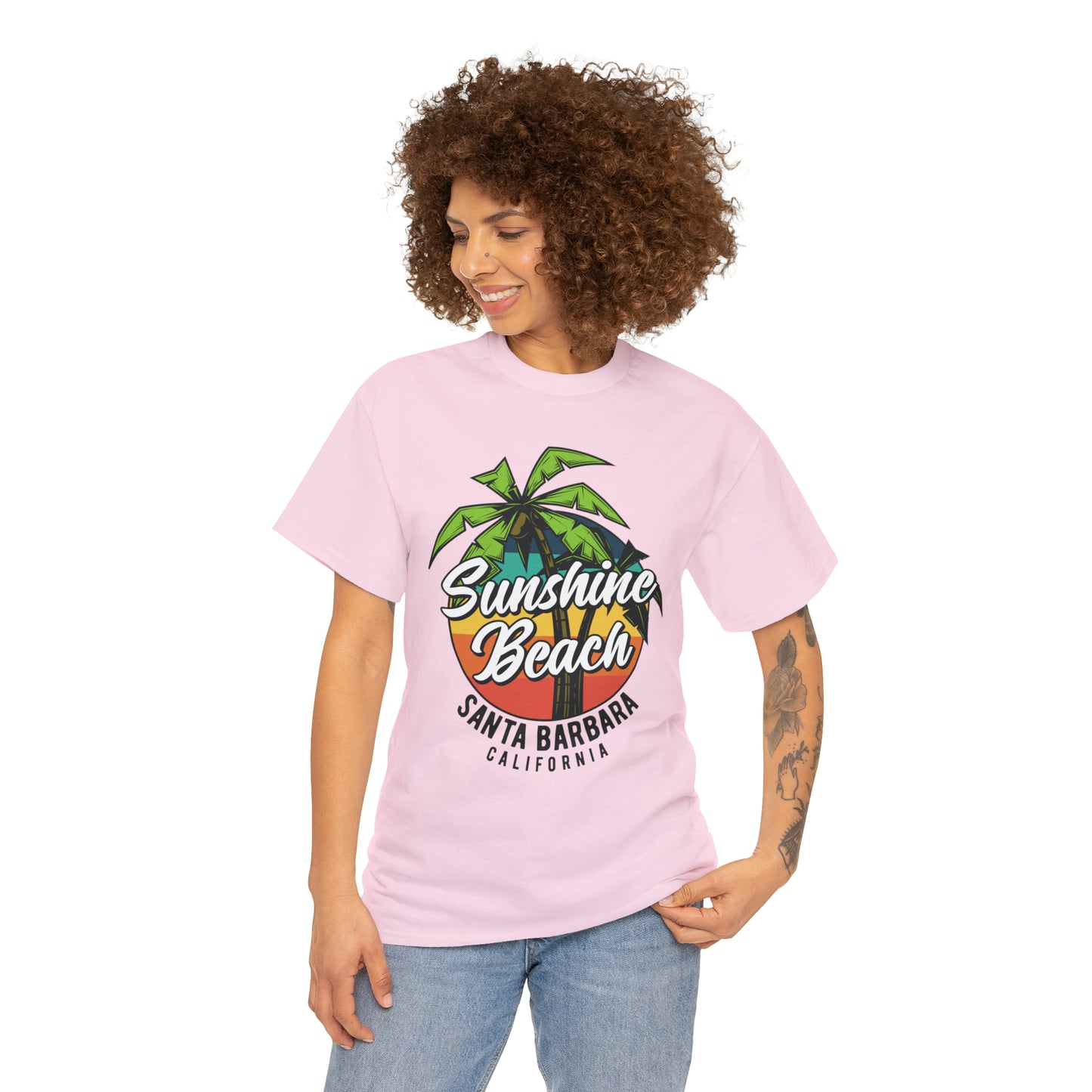 Sunshine Beach Santa Barbara Cotton Tee