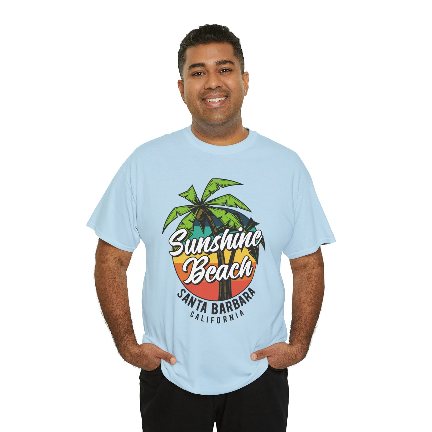 Sunshine Beach Santa Barbara Cotton Tee