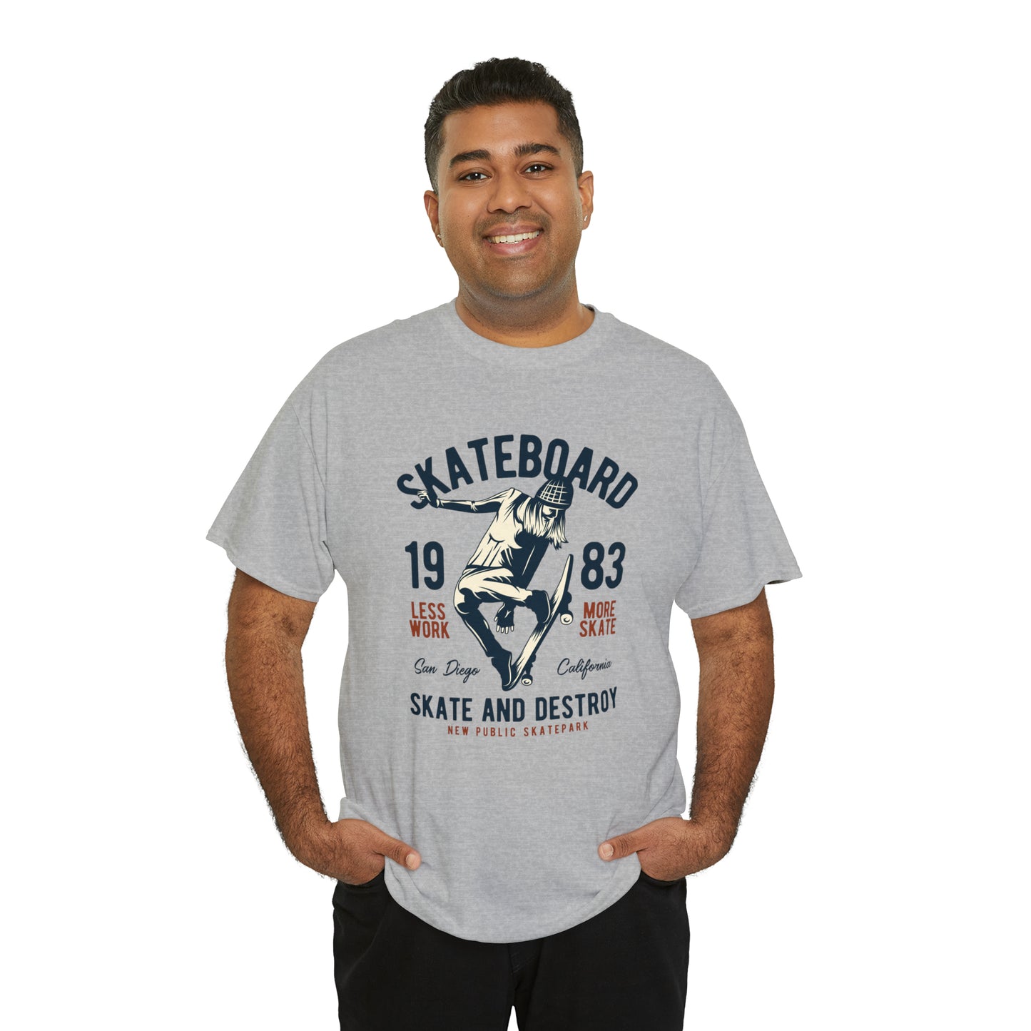 Skate and Destroy Skateboarding Cotton Tee