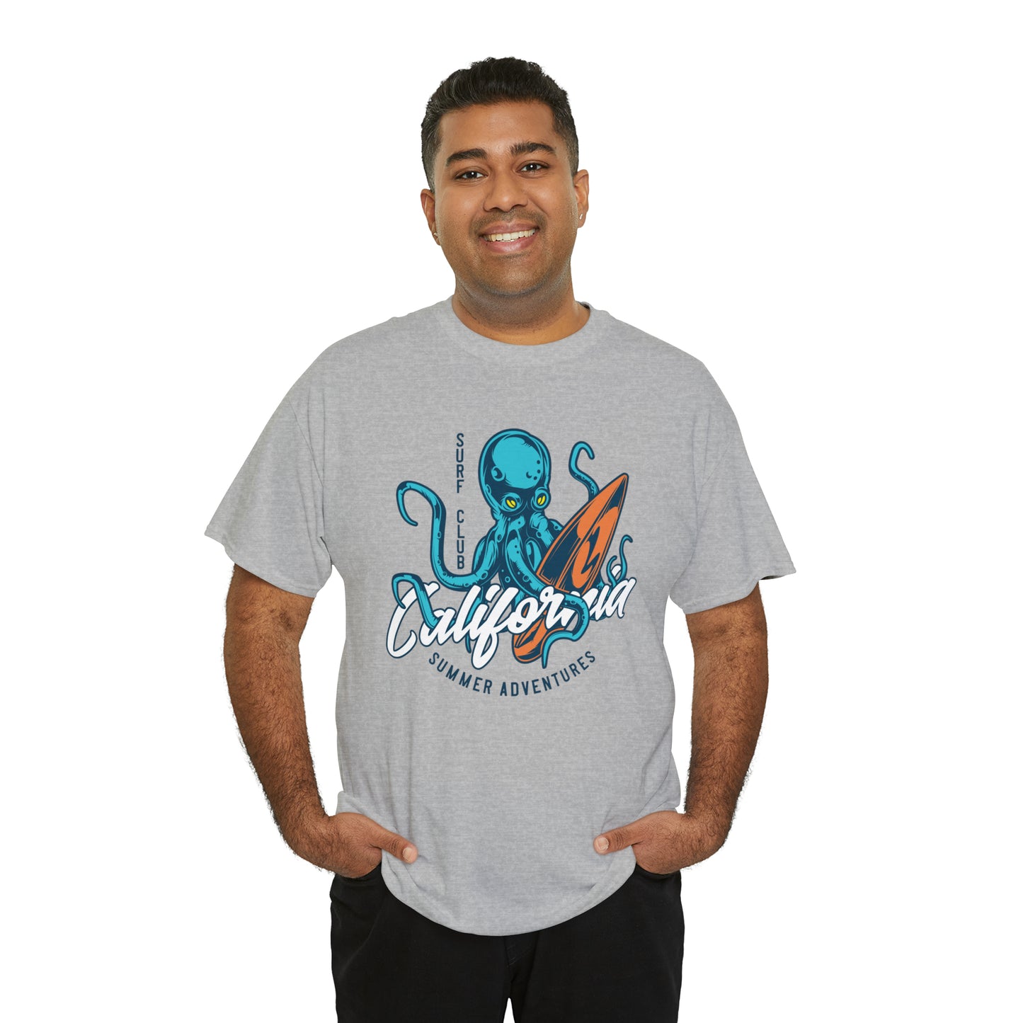 Surf Club California Octopus Cotton Tee