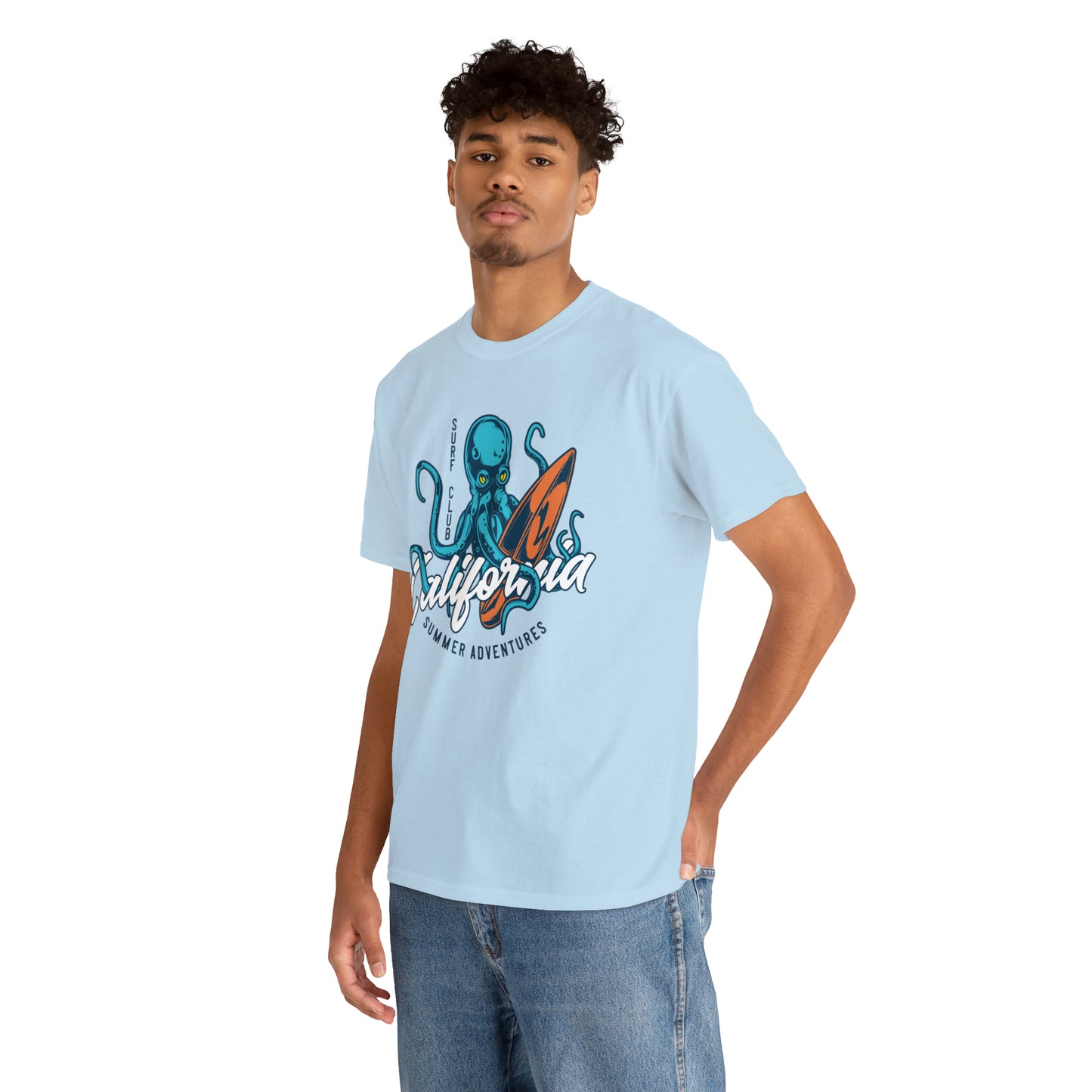 Surf Club California Octopus Cotton Tee