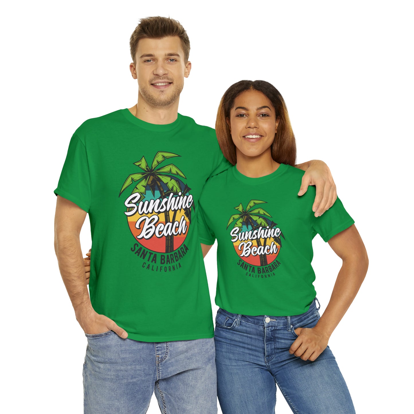 Sunshine Beach Santa Barbara Cotton Tee