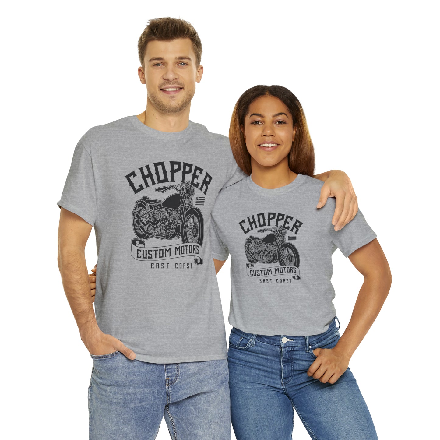 Chopper Custom Motors Motorcycle Cotton Tee