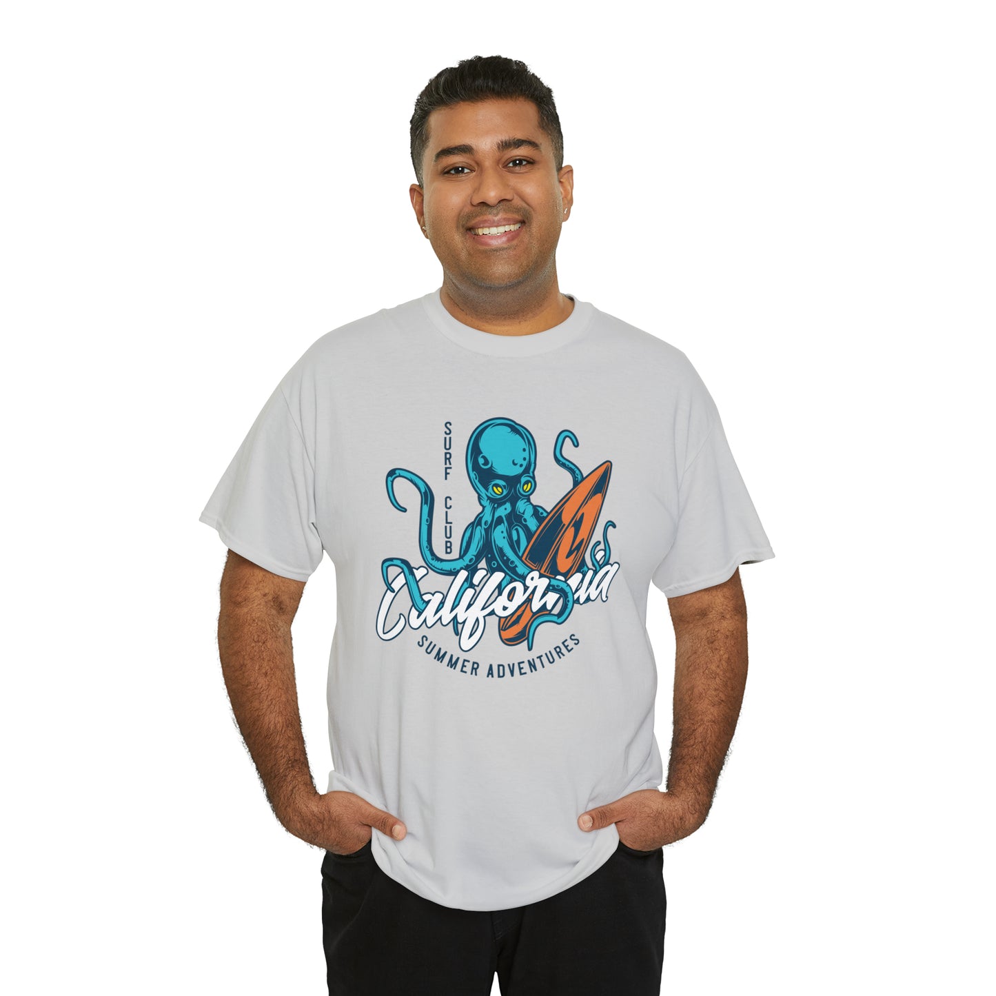 Surf Club California Octopus Cotton Tee