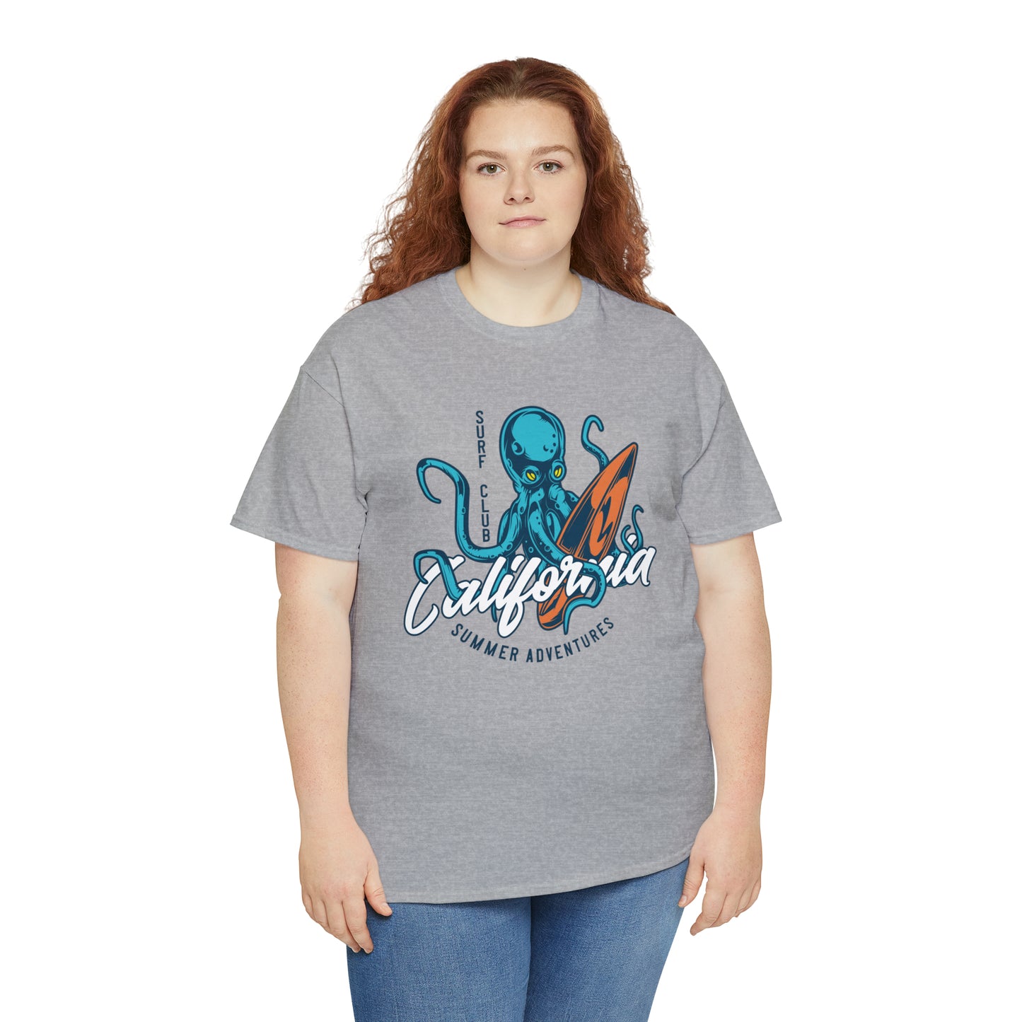 Surf Club California Octopus Cotton Tee