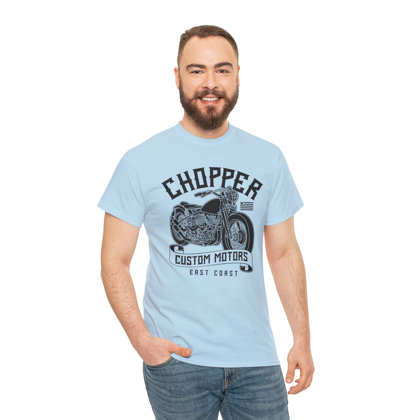 Chopper Custom Motors Motorcycle Cotton Tee
