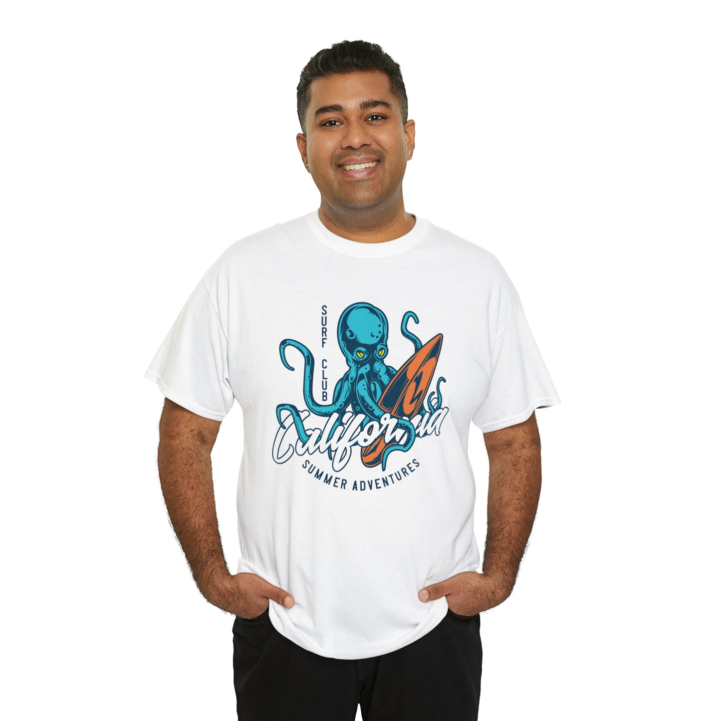 Surf Club California Octopus Cotton Tee