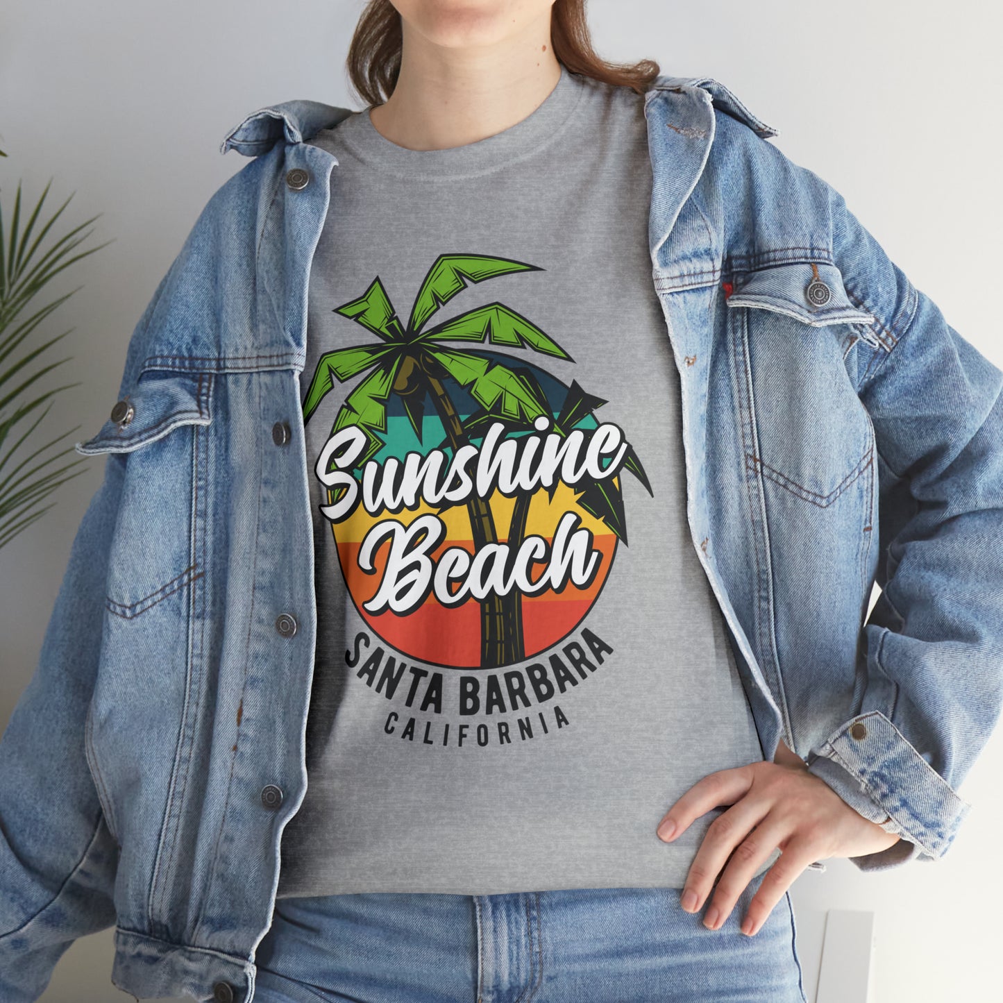 Sunshine Beach Santa Barbara Cotton Tee