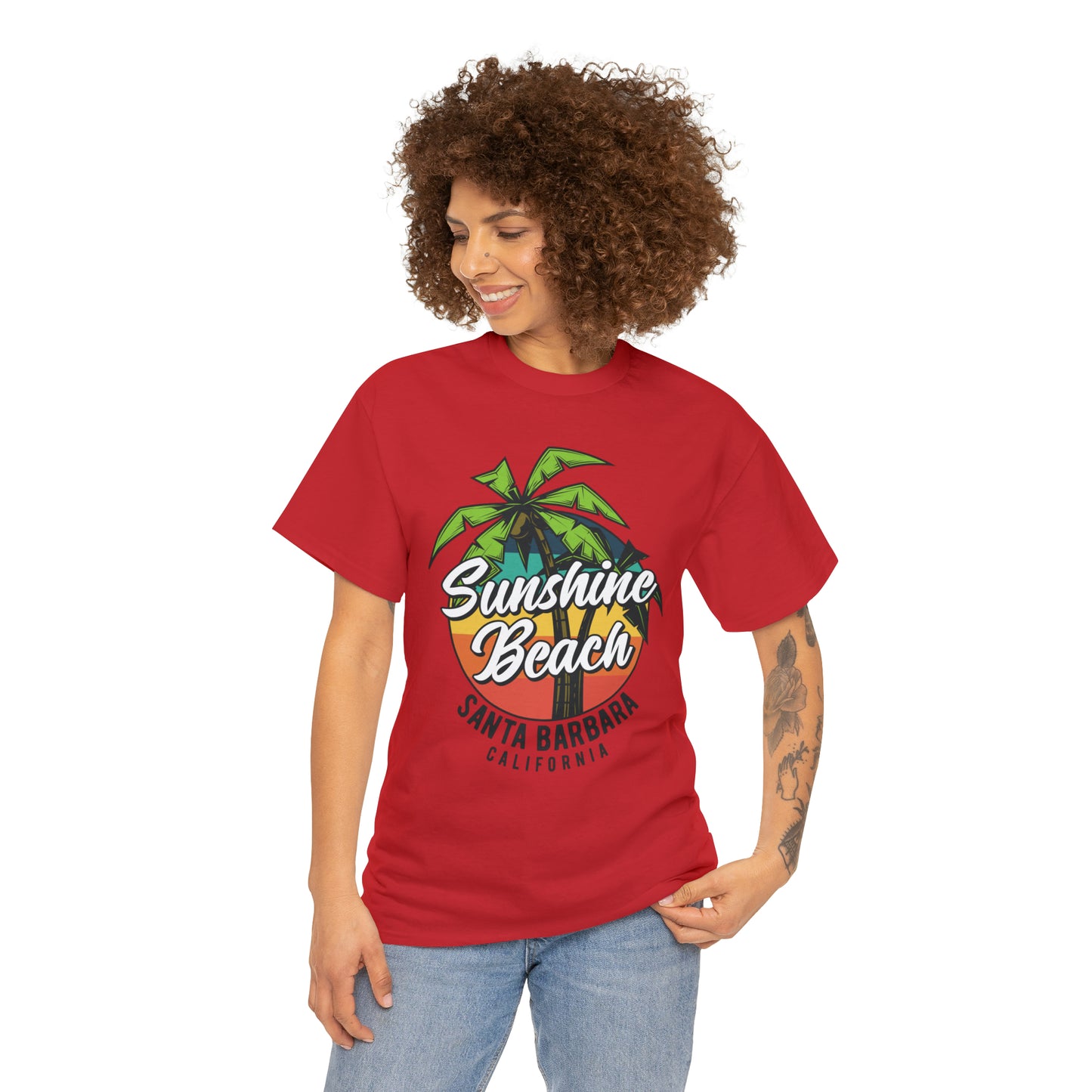 Sunshine Beach Santa Barbara Cotton Tee